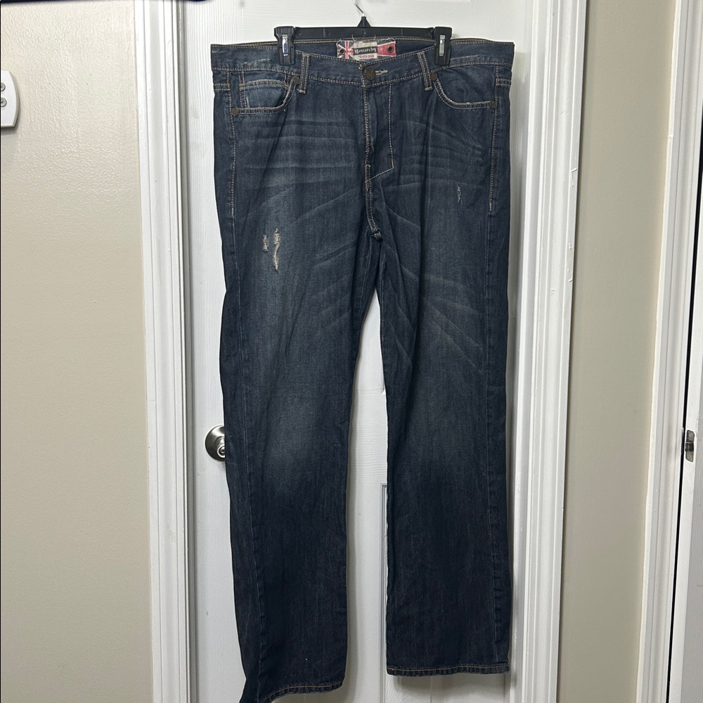 Monarchy Premium Denim Men's Jeans - Dark Blue size 40X33